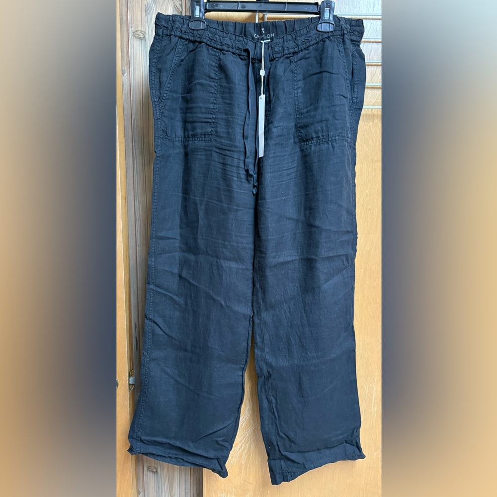 Nordstrom Black Linen Pants